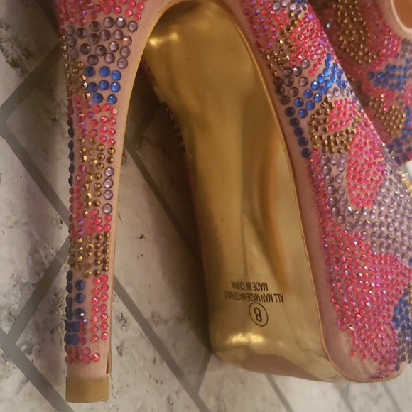 Multicolored Stiletto pumps - Picture 5 of 7
